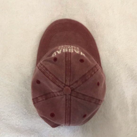 Kaufman for Nassau Bahamas on Adjustable Maroon Travel & Beach Baseball Cap - Picture 9 of 12